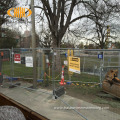 Heras style fence building site security fence